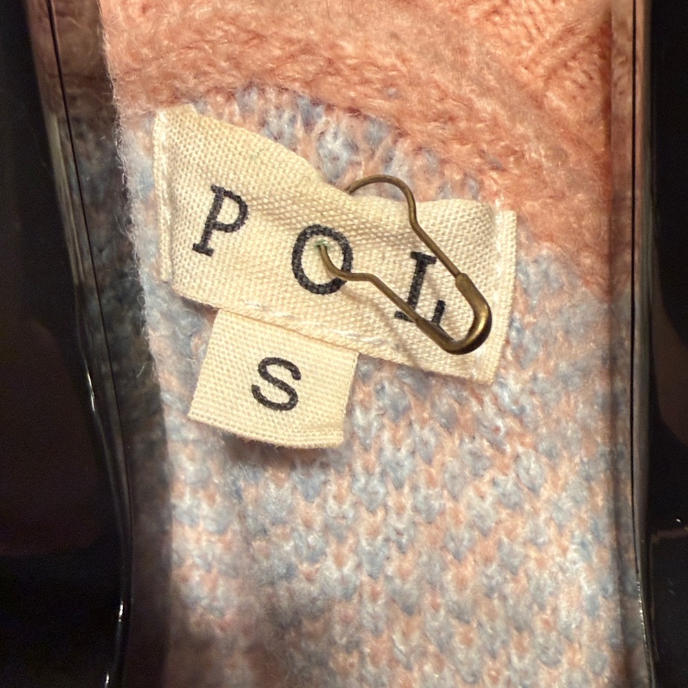 Pol Oversized Vneck Button Down Front Sweater Car… - image 2